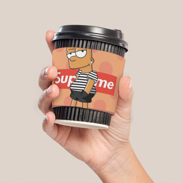 Custom Design - Coffee Cup Sleeve - LIFESTYLE