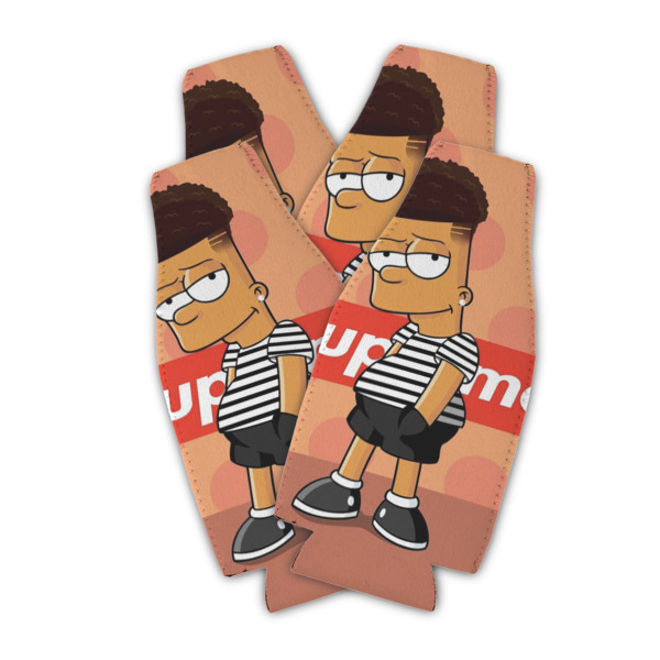 Custom Design - Zipper Bottle Cooler - Set of 4 - Main