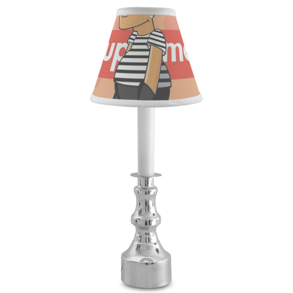 Custom Design - Chandelier Lamp Shade - Lifestyle (On candle stick)