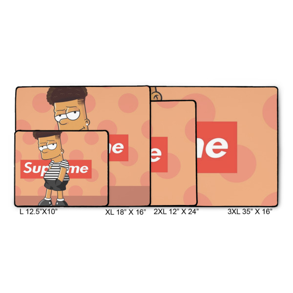 Custom Design - Gaming Mats - Size Chart