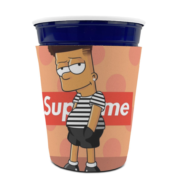 Custom Design - Party Cup Sleeves - without bottom - Front (On Cup)