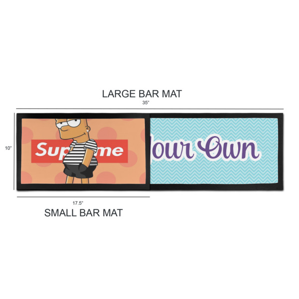 Custom Design - Bar Mats - Sizing Chart