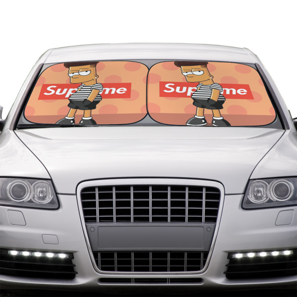 Custom Design - Car Sun Shades - IN CONTEXT