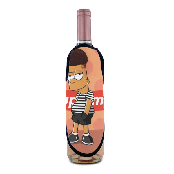 Custom Design - Wine Bottle Apron - IN CONTEXT