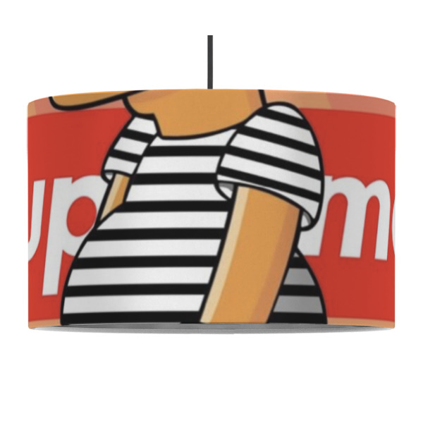 Custom Design - 12" Drum Lampshade - PENDANT (Fabric)