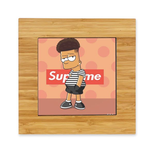 Custom Design Your Own Bamboo Trivet with Ceramic Tile Insert