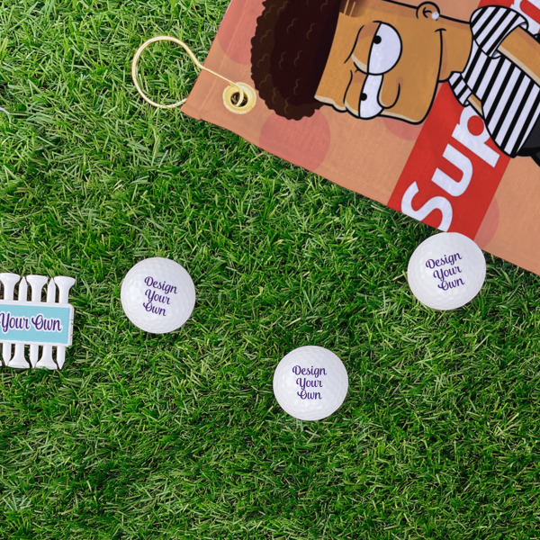 Custom Design - Golf Balls - Generic - Set of 3 - LIFESTYLE