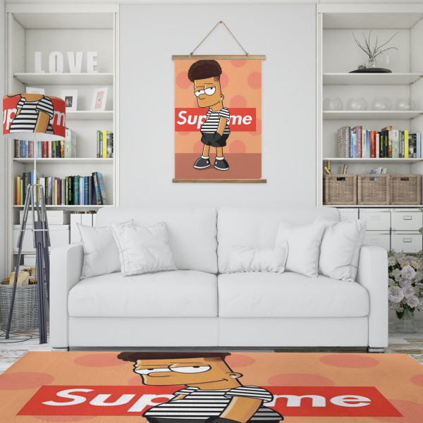 Custom Design - Wall Hanging Tapestry - Portrait - In Context