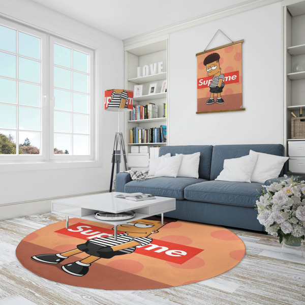 Custom Design - Round Area Rug - IN CONTEXT