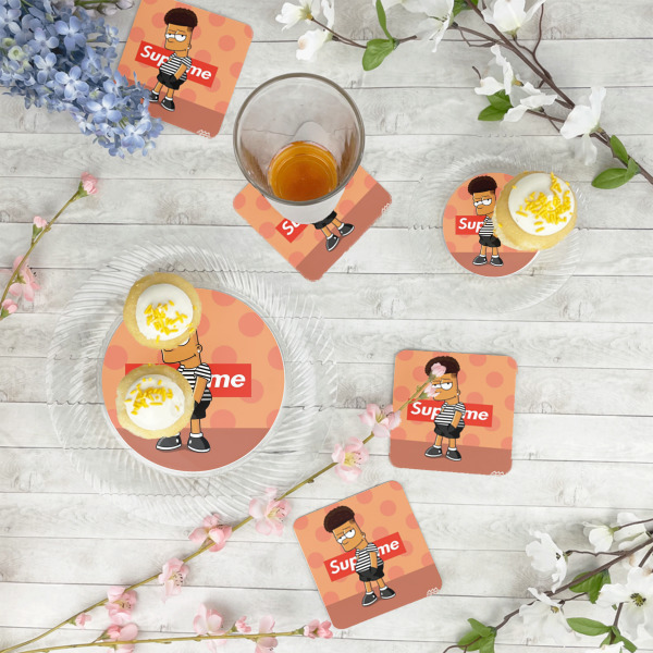 Custom Design - Plastic Party Appetizer & Dessert Plates - In Context