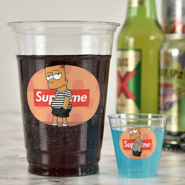 Custom Design - 16oz Party Cup & Plastic Shot Glass - In Context