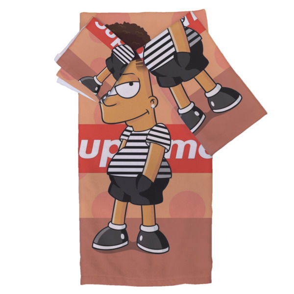 Custom Design Your Own Bath Towel Set - 3 Pcs