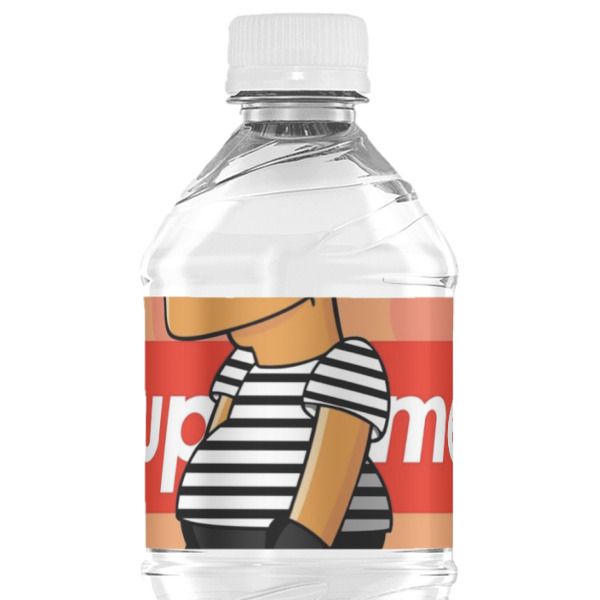 Custom Design - Water Bottle Label - Single Front