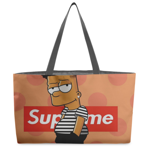 Custom Design Your Own Beach Totes Bag - w/ Black Handles