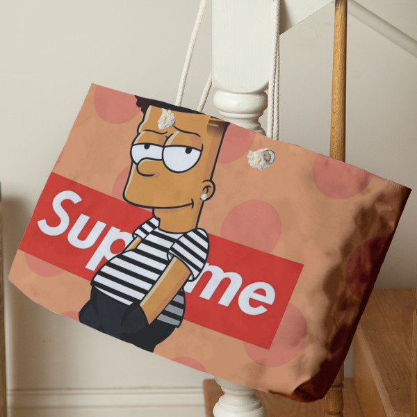 Custom Design - Large Rope Tote - Life Style