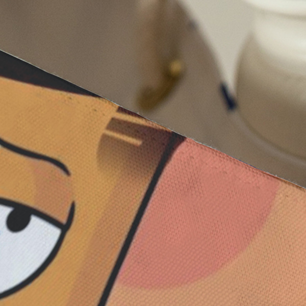 Custom Design - Large Rope Tote - Close Up View