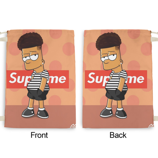 Custom Design - Large Laundry Bag - Front & Back View