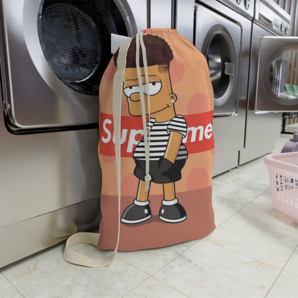Custom Design - Large Laundry Bag - In Context