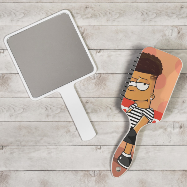 Custom Design - Hair Brush - In Context