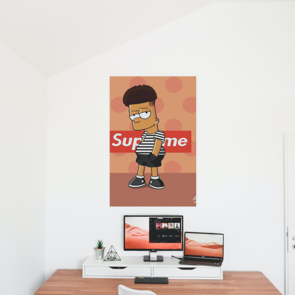 Custom Design - 24x36 - Matte Poster - On the Wall