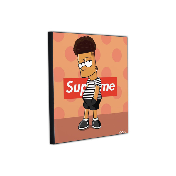 Custom Design - 12x12 Wood Print - Angle View