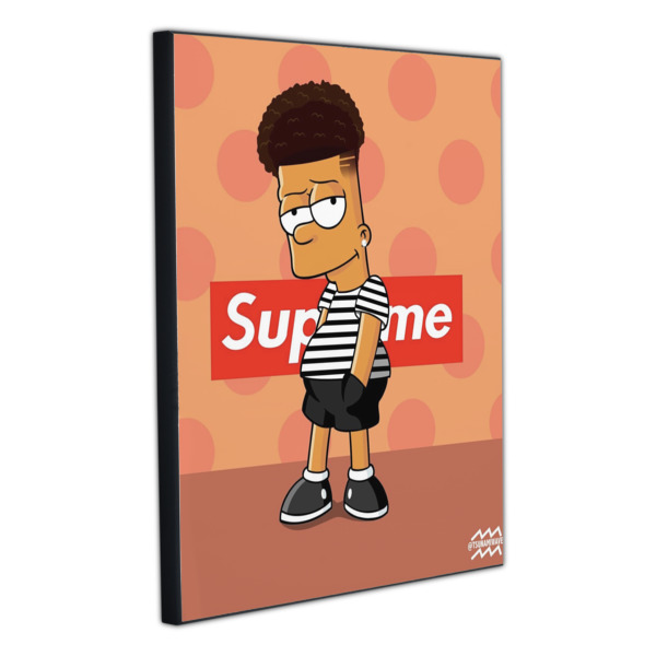 Custom Design - 20x24 Wood Print - Angle View