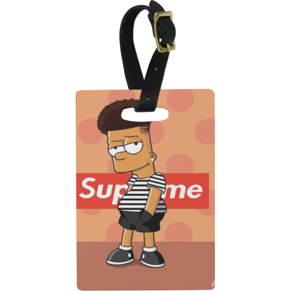 Custom Design Your Own Plastic Luggage Tag - Rectangular