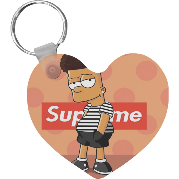 Custom Design Your Own Heart Plastic Keychain