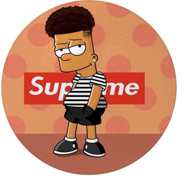 Custom Design Your Own Round Glass Cutting Board