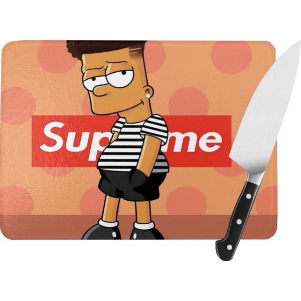 Custom Design Your Own Rectangular Glass Cutting Board