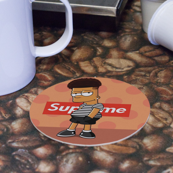 Custom Design - Round Paper Coaster - Front