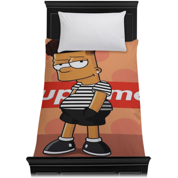 Custom Design - Duvet Cover - Twin XL - On Bed - No Prop