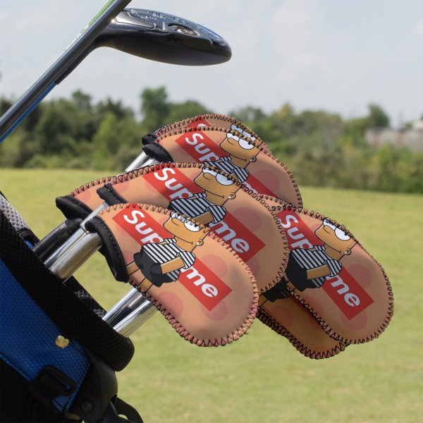 Custom Design - Golf Club Cover - Set of 9 - On Clubs