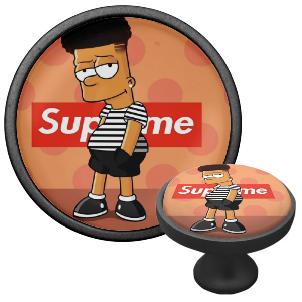 Custom Design - Cabinet Knob - Black - Multi Angle