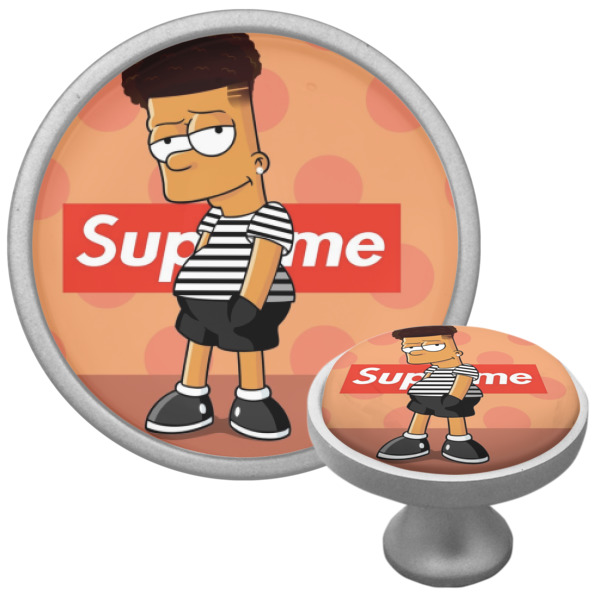 Custom Design - Cabinet Knob - Nickel - Multi Angle