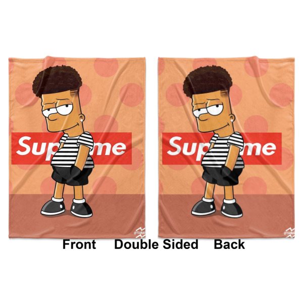 Custom Design - Baby Blanket (Double Sided - Printed Front and Back)