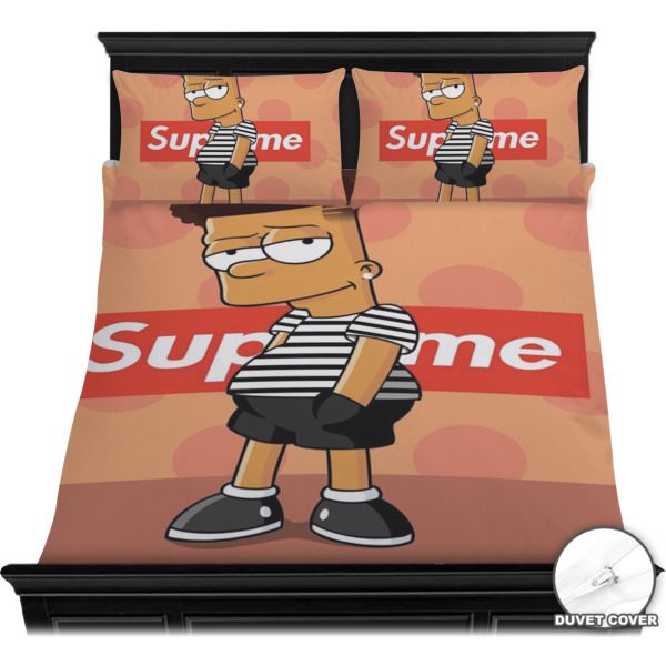 Custom Design - Bedding Set - Queen - Duvet - On Bed