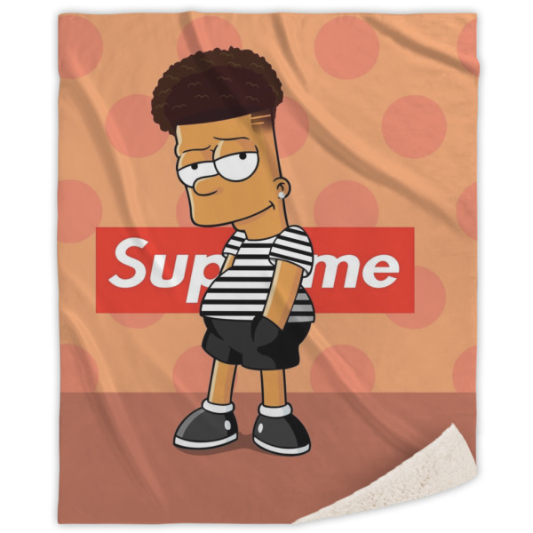 Custom Design Your Own Sherpa Throw Blanket