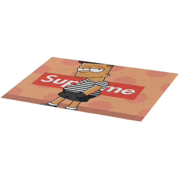 Custom Design - Burlap Placemat (Angle View)