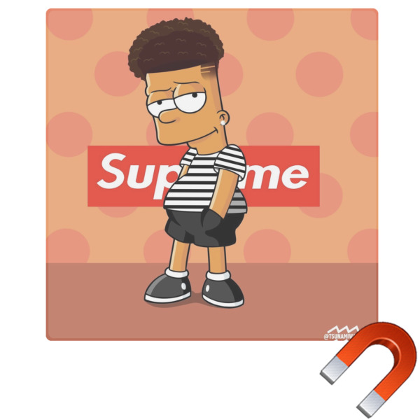 Custom Design Your Own Square Car Magnet - 6"