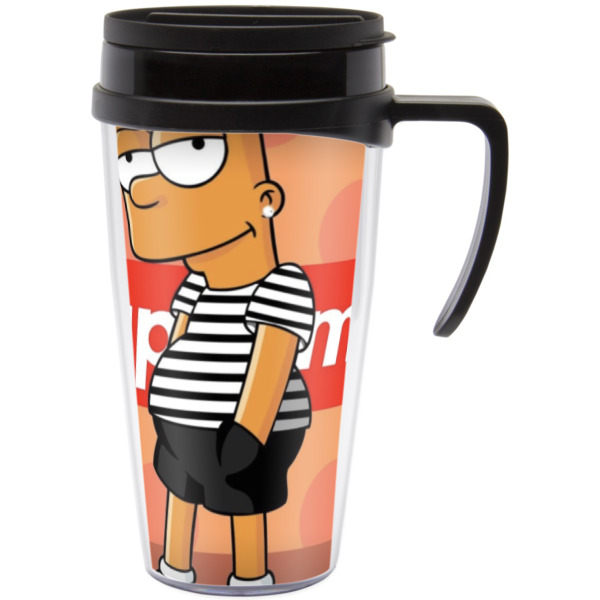 Custom Design Your Own Acrylic Travel Mug with Handle