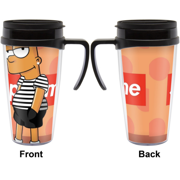 Custom Design - Travel Mug with Black Handle - Approval