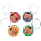Design Your Own Wine Charms - Set of 4
