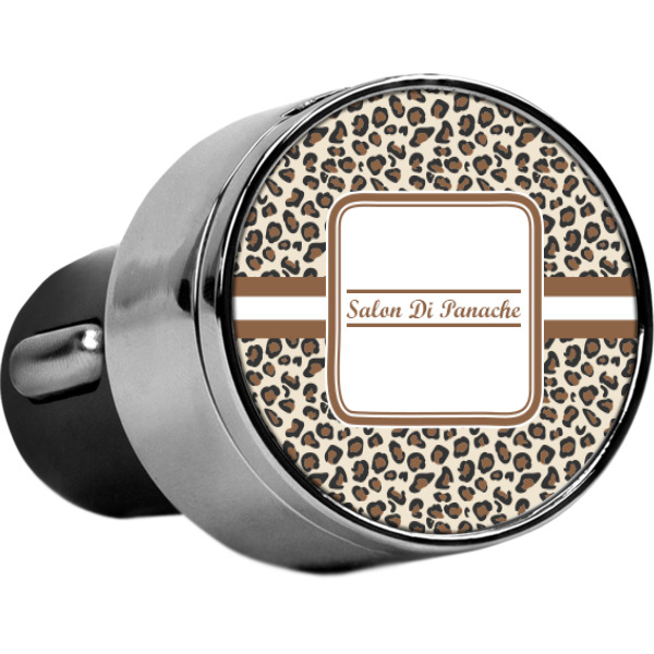 Custom Leopard Print USB Car Charger (Personalized)