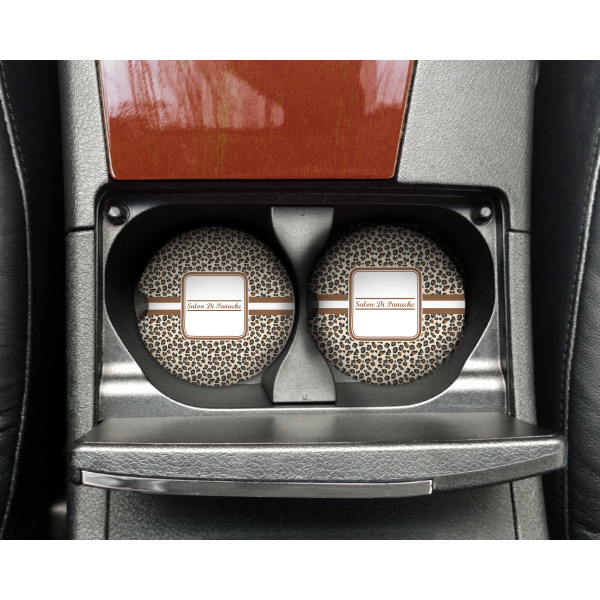 Custom Design - Sandstone Car Coaster - In Cup Holder