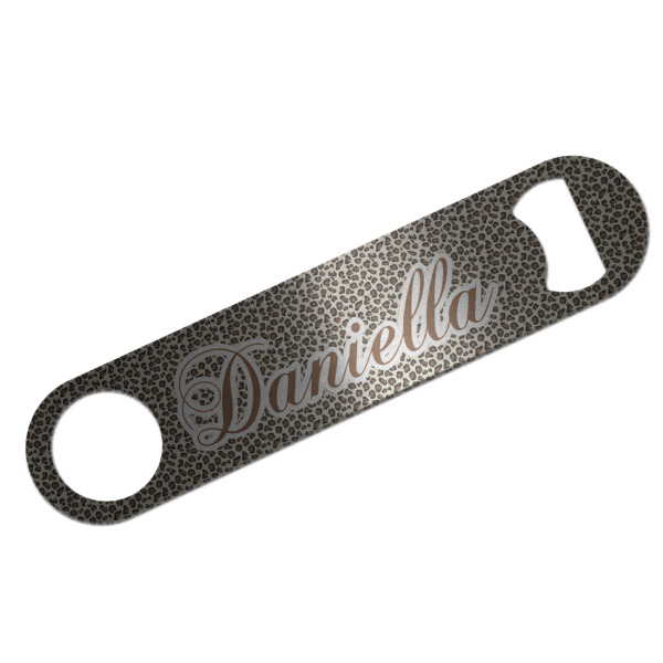 Custom Design - Bar Opener - Silver - Front