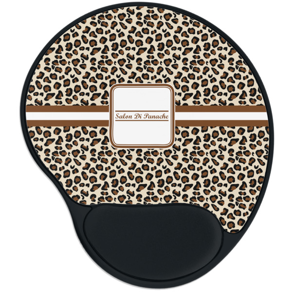 Custom Leopard Print Mouse Pad with Wrist Support