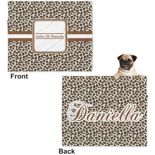Custom Design - Microfleece Dog Blanket - Large- Front & Back