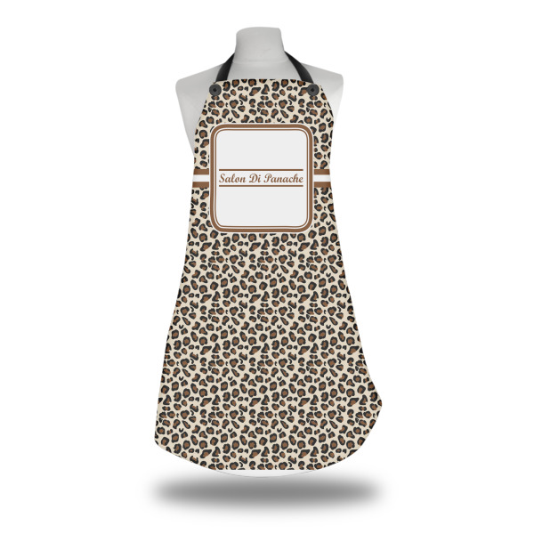 Custom Leopard Print Apron w/ Name and Initial