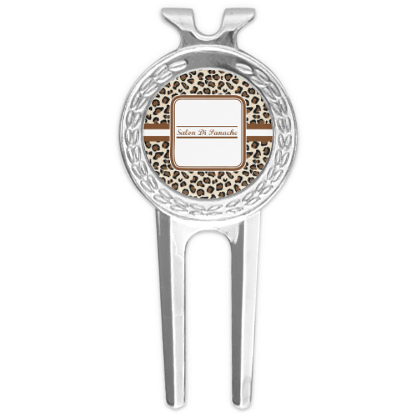 Custom Leopard Print Golf Divot Tool & Ball Marker (Personalized)